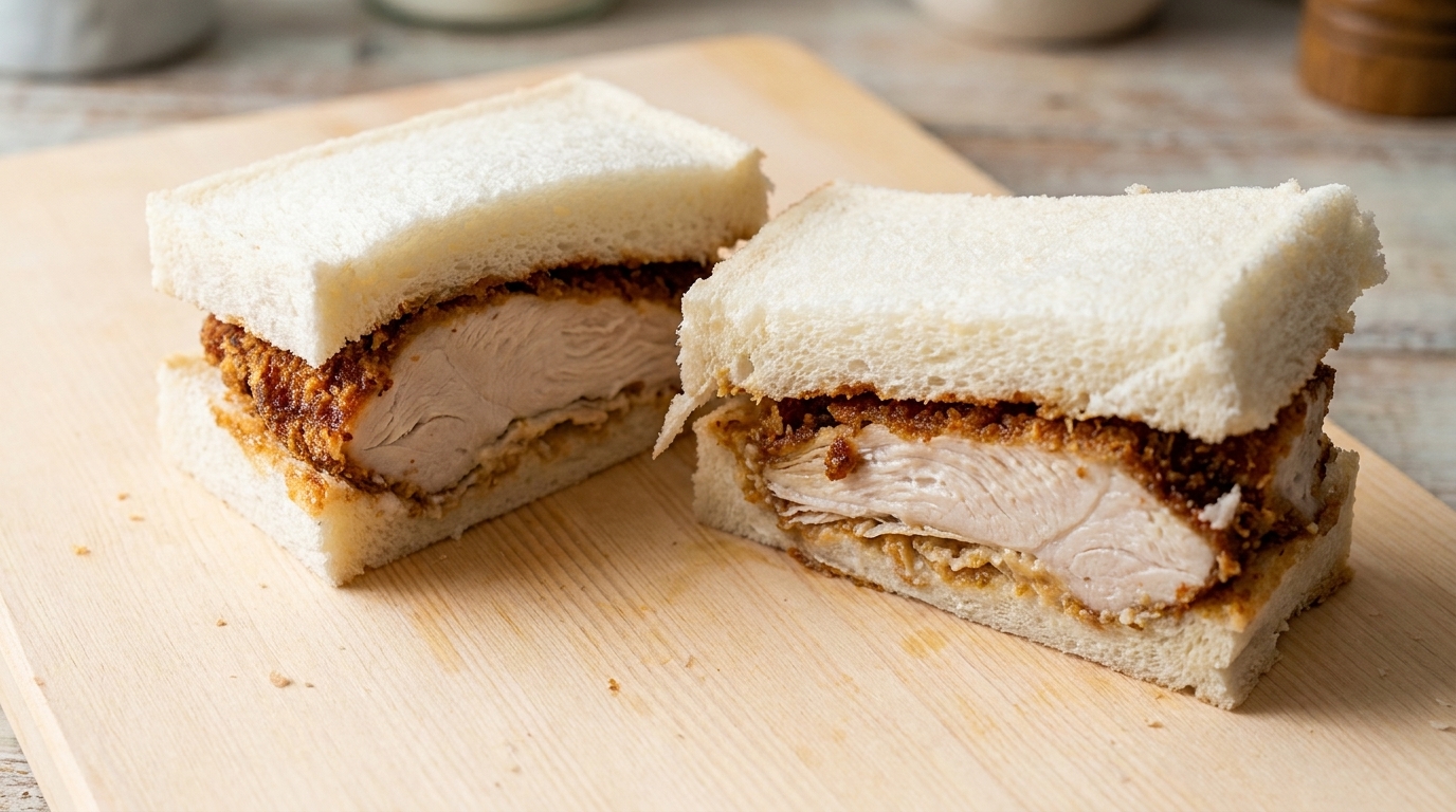 Sandwich Katsu au Poulet croustillant