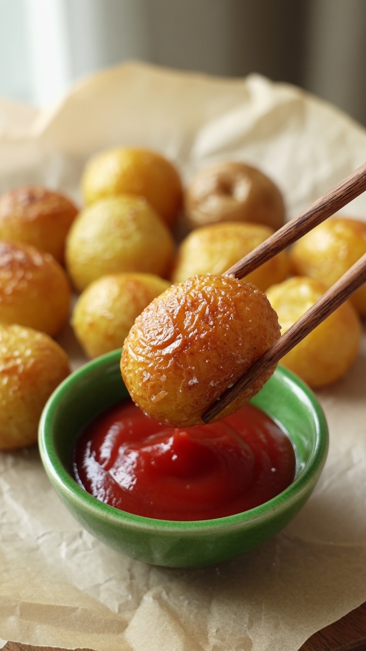 Petites Pommes de Terre Croustillantes à l'Air Fryer