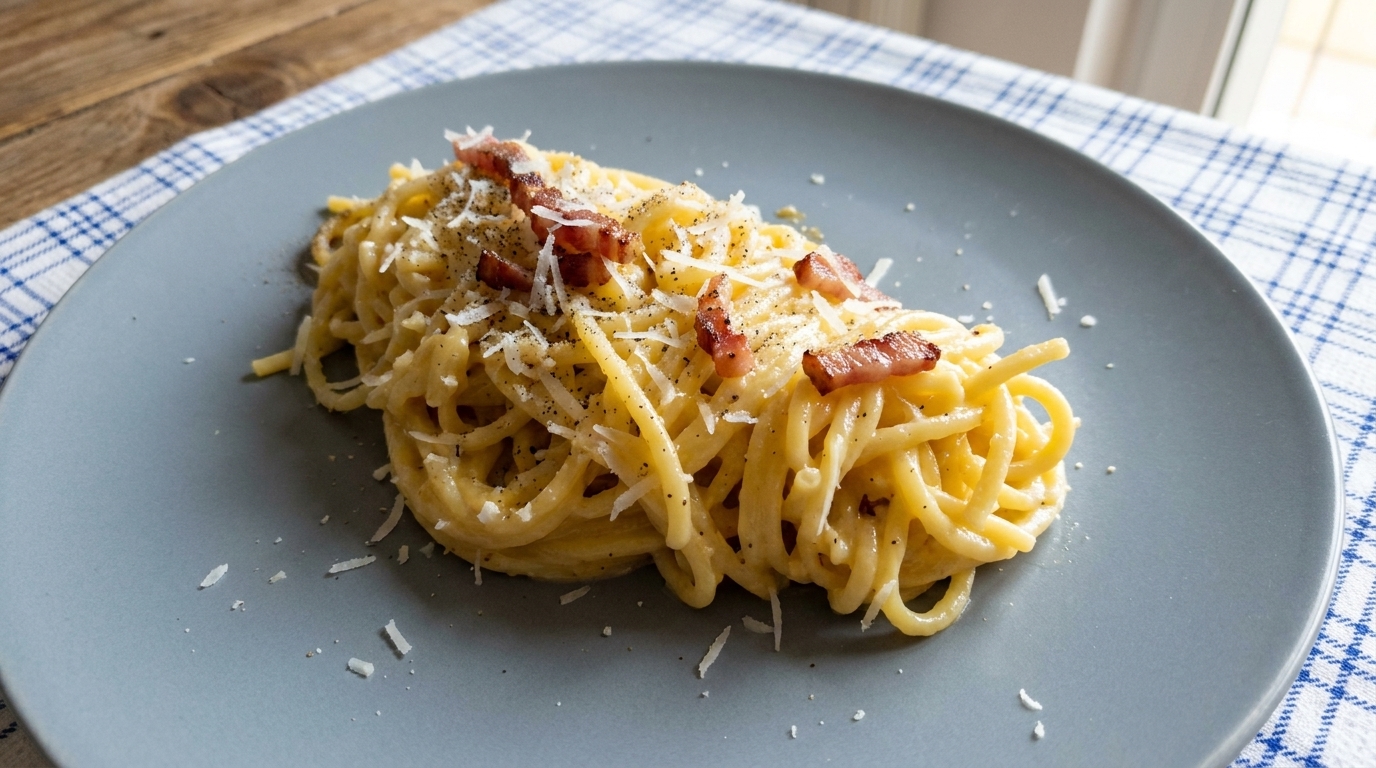 Spaghetti Carbonara classique