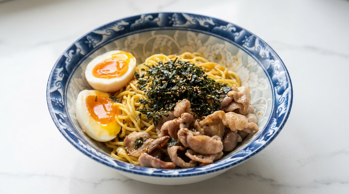 Abura Soba Japonais (Nouilles à l'huile)