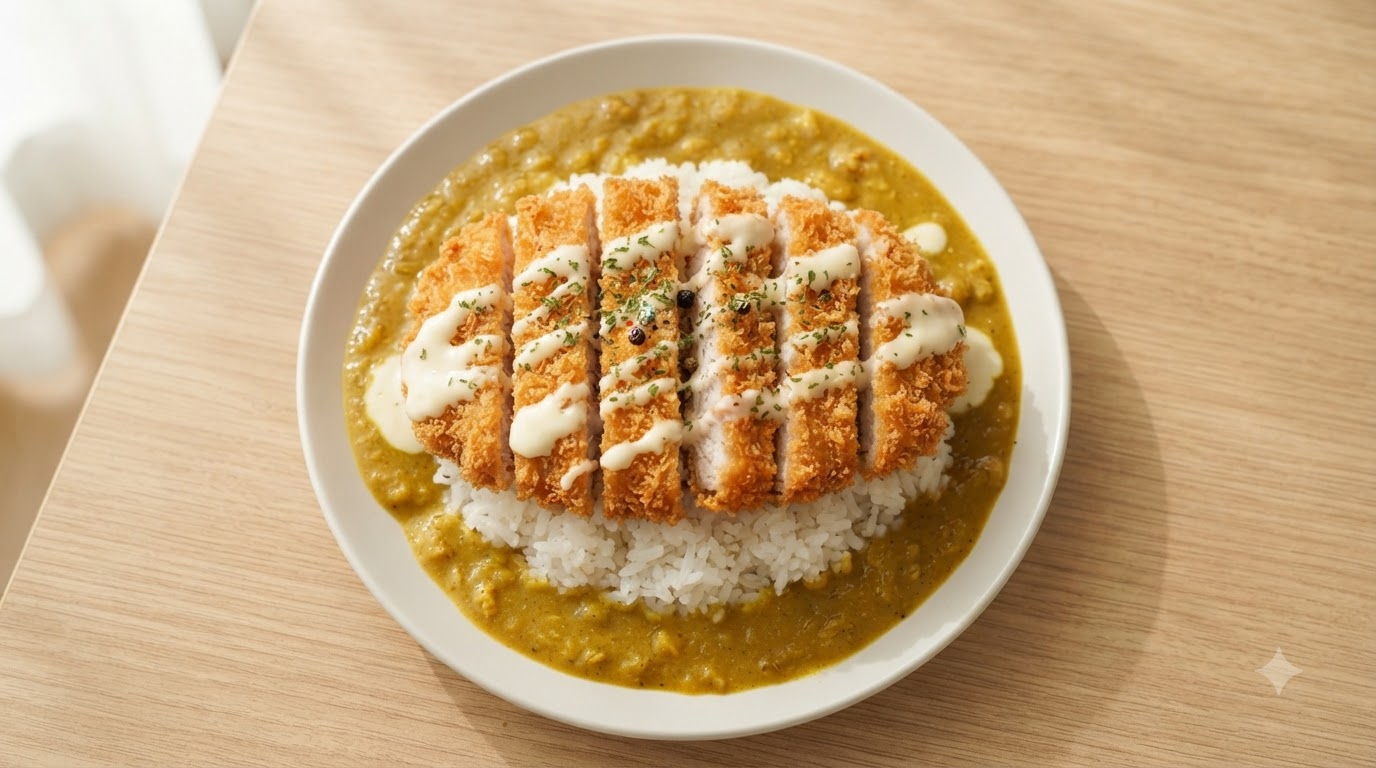 Riz aux Côtes de Porc, Curry et Noix de Coco