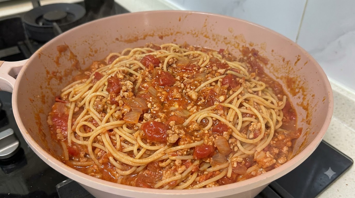 Pâtes à la Sauce Bolognaise de Viande