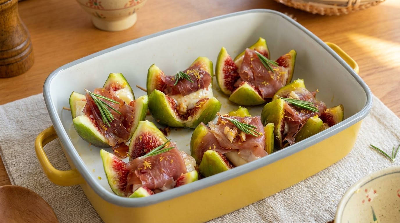 Figues Farcies au Brie et au Prosciutto
