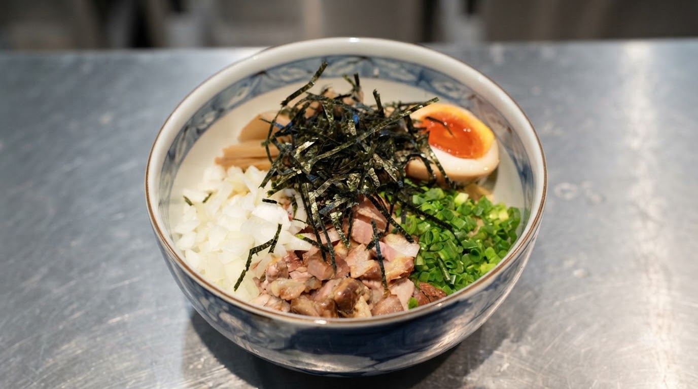 Mazesoba Authentique Japonais (Nouilles Mélangées Sèches)