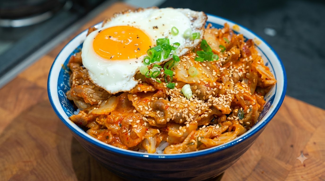 Bol de Riz au Porc et Kimchi (Buldap)