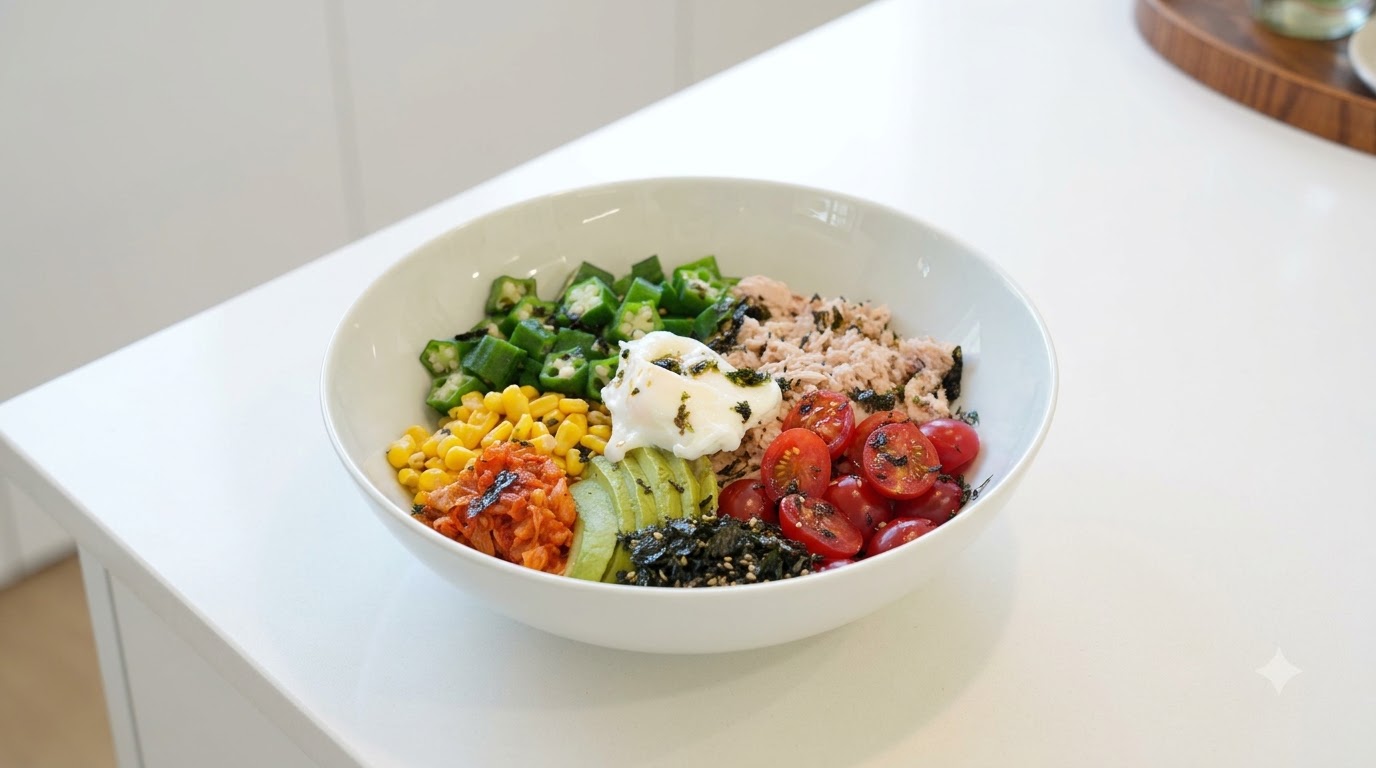 Poke Bowl Sain au Thon et Riz au Quinoa