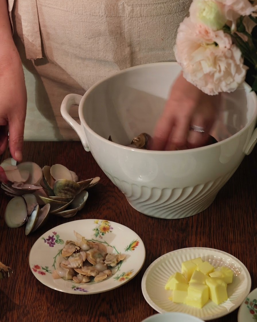 Du lait versé dun récipient en verre transparent dans une casserole en cuivre chaude.