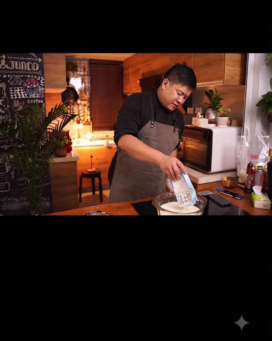 Du vinaigre blanc versé dans un petit récipient sur le comptoir de la cuisine.