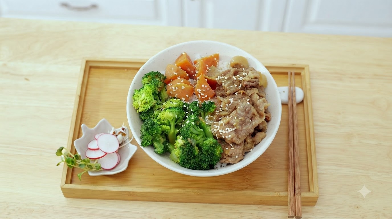 Bol de Riz au Bœuf et Miso Savoureux