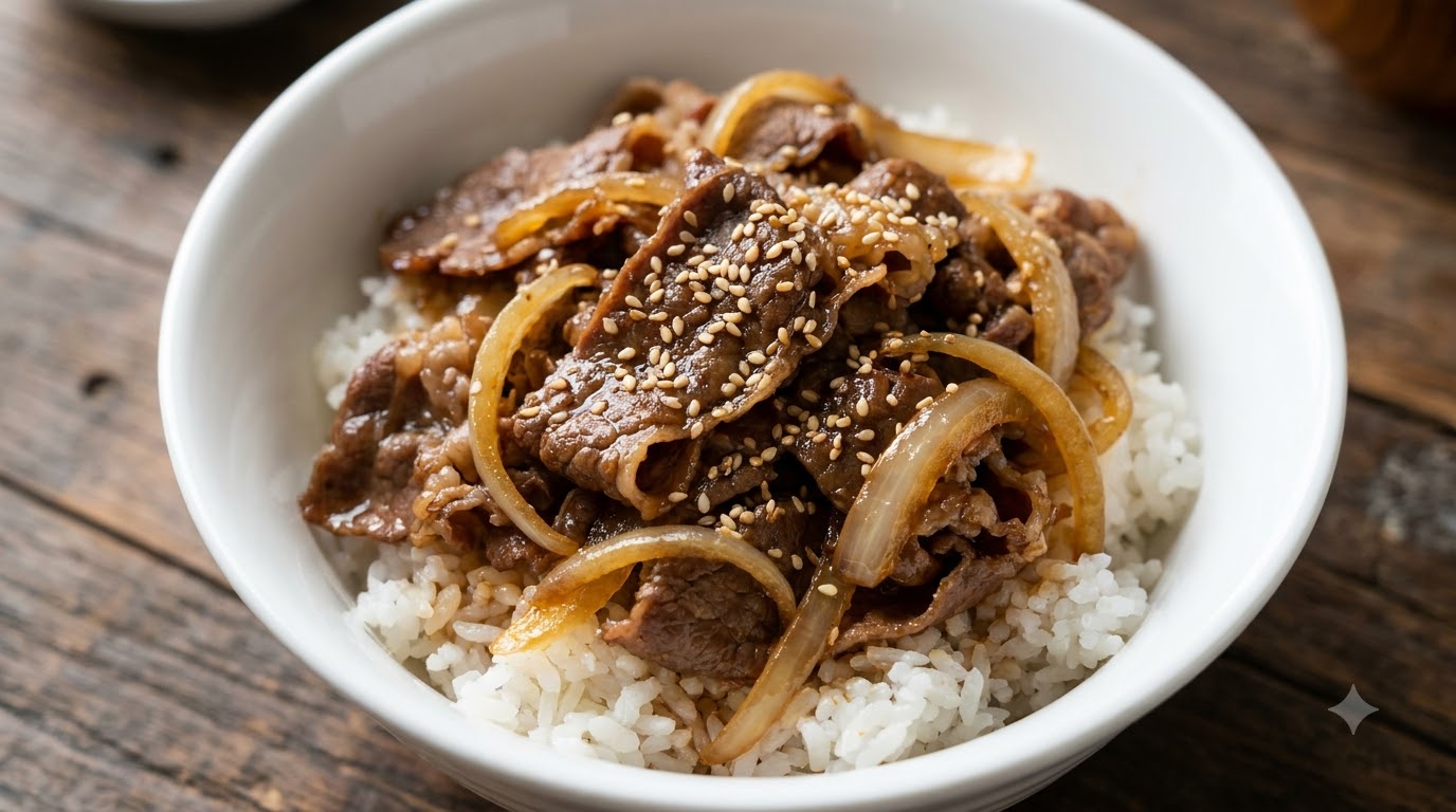 Bol de Boeuf Façon Yoshinoya (Gyudon)