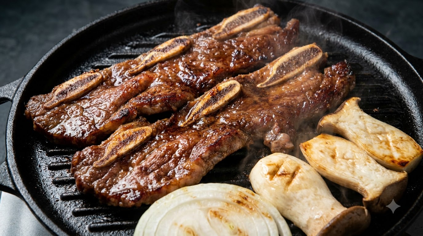 LA Galbi Authentique : Travers de Bœuf Façon Barbecue Coréen