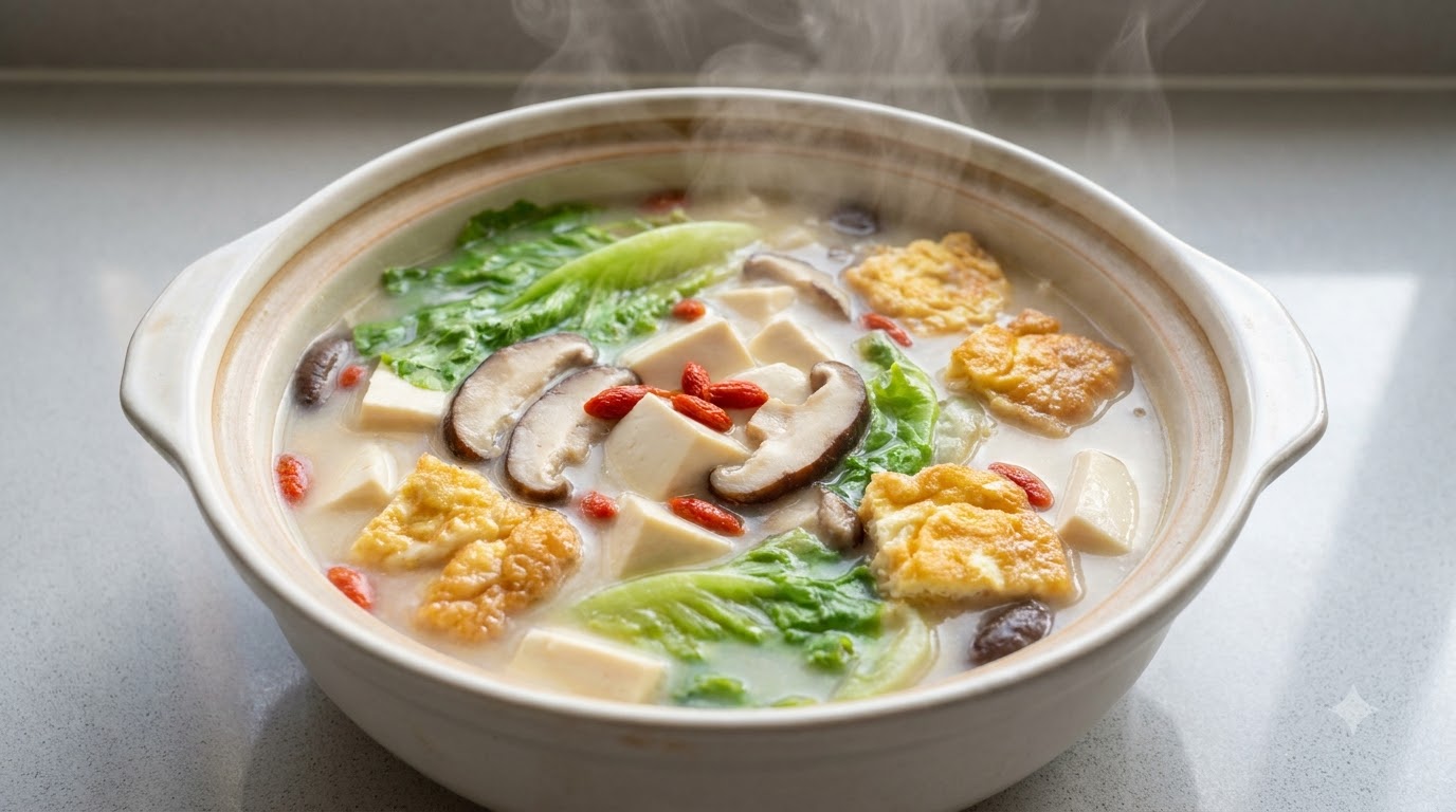Soupe Nourrissante au Tofu Sanxian