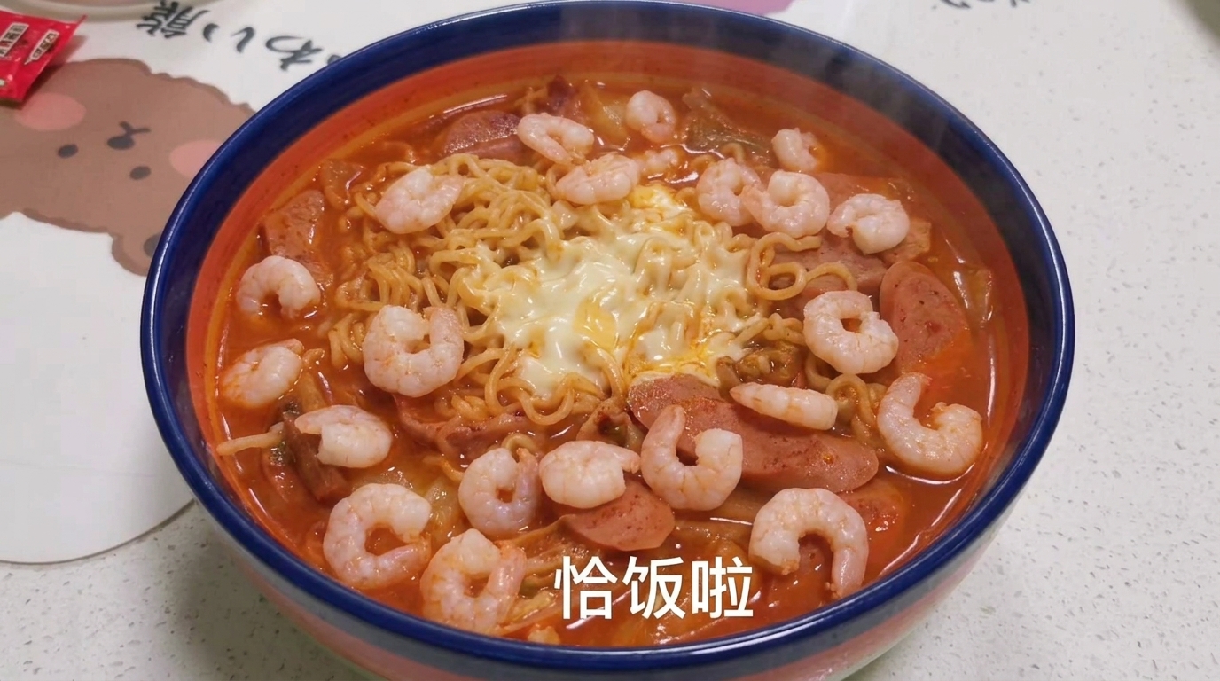 Ramen façon Budae Jjigae