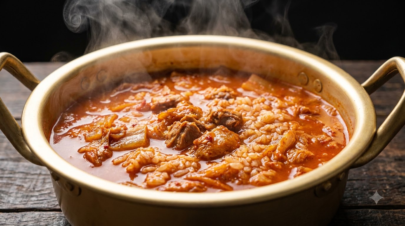 Kimchi-jjigae au thon en 3 minutes (3분 참치김치찌개)