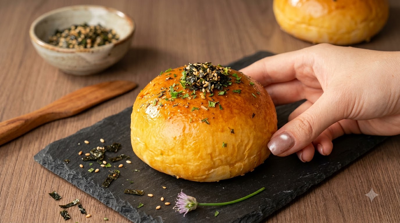 Pain au Fromage, Kimchi et Gâteau de Poisson Épicé
