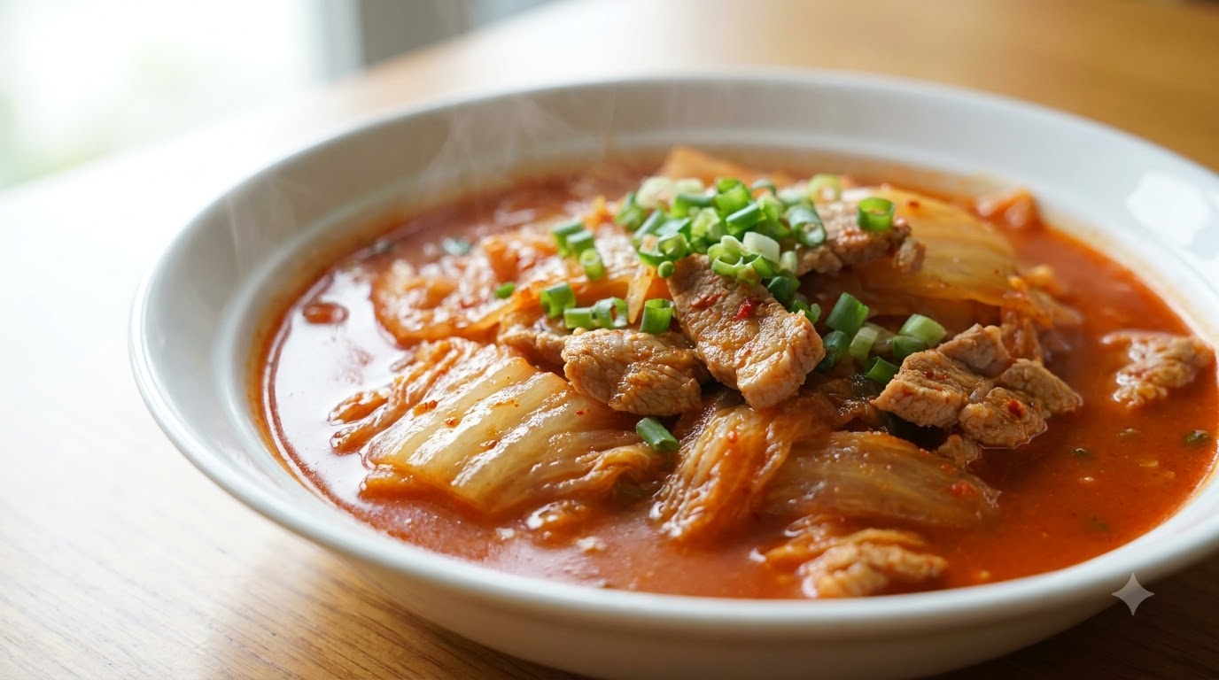 Kimchi-jjigae authentique de Baek Jong-won