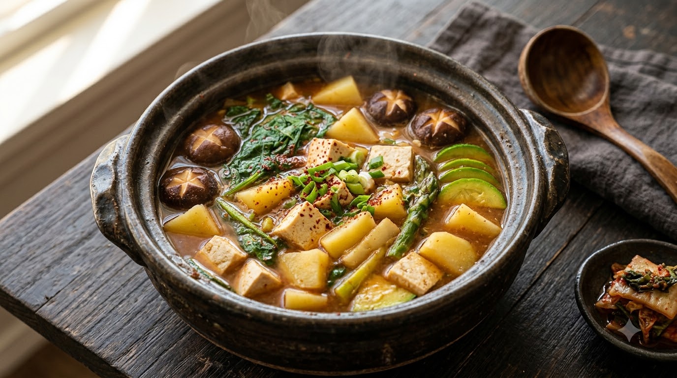 Ragoût de Pâte de Soja Coréen de Yanbian (Doenjang-jjigae)