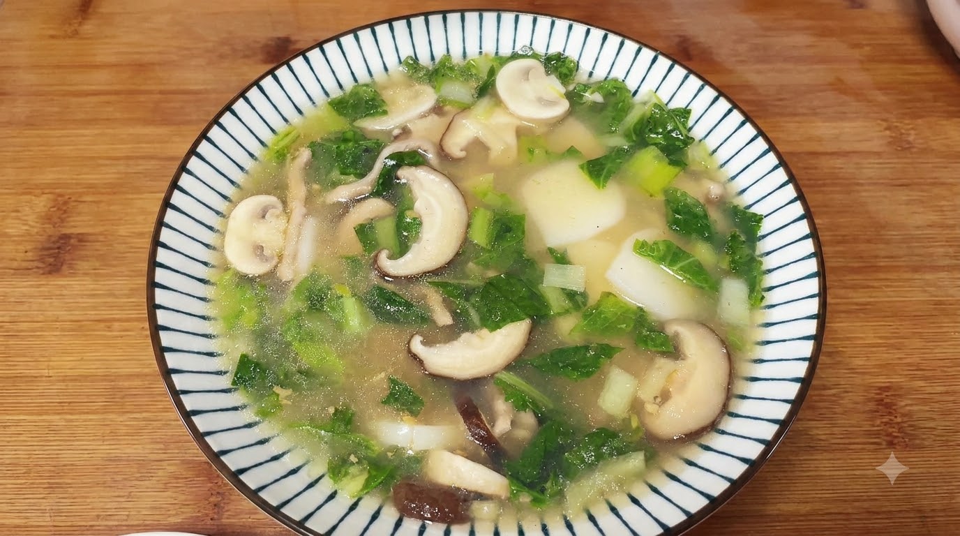 Soupe de Gâteaux de Riz Néo-Grecque à l'Eau de Ningbo