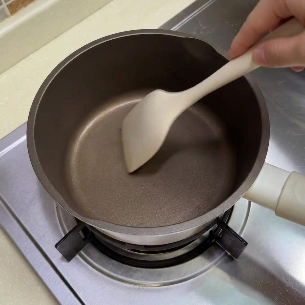 Ail émincé en train dêtre incorporé dans la casserole avec la viande hachée cuite.